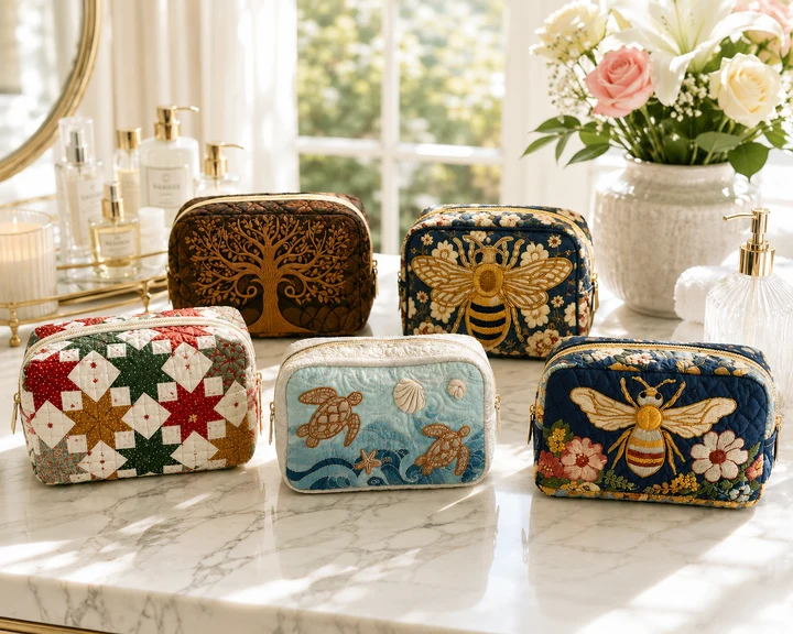 Handmade Makeup Bags