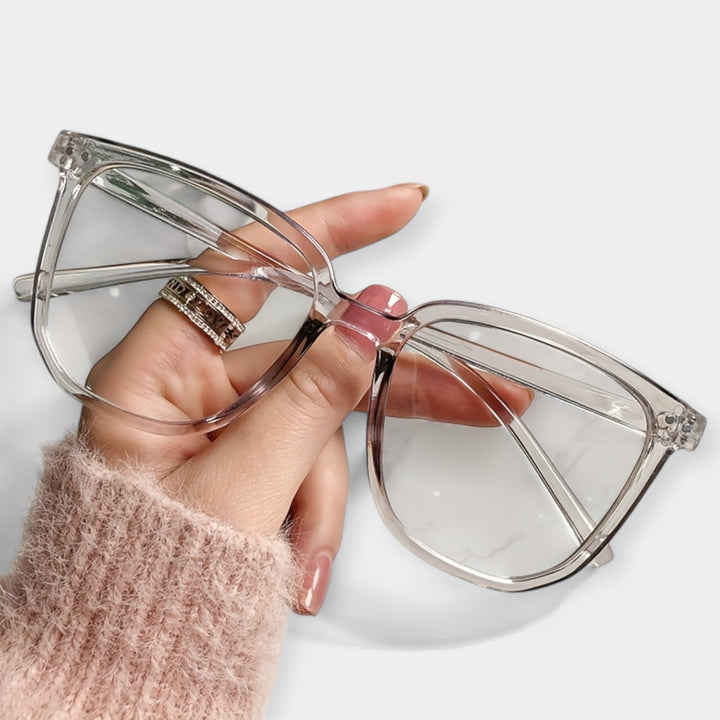 Square glasses with blue light protection