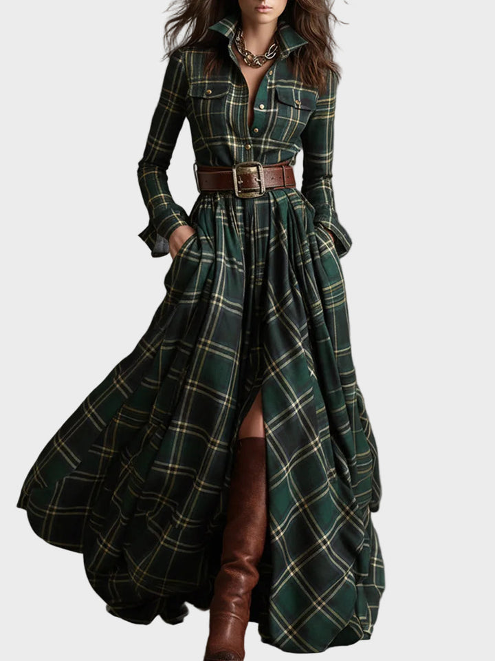 Evelyn - Classic Elegant Shirt Dress