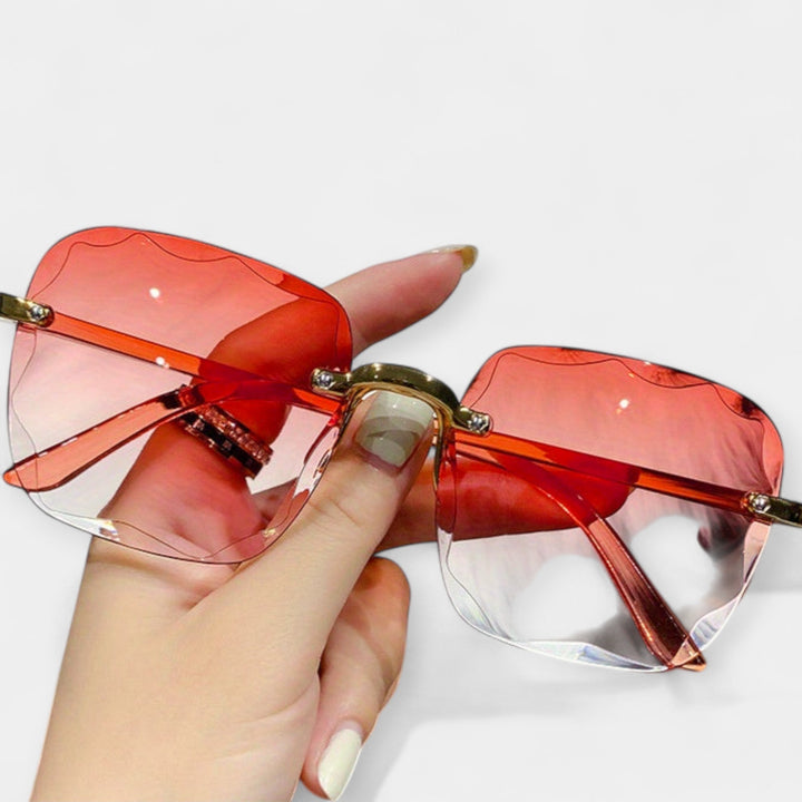 Classic retro rimless glasses