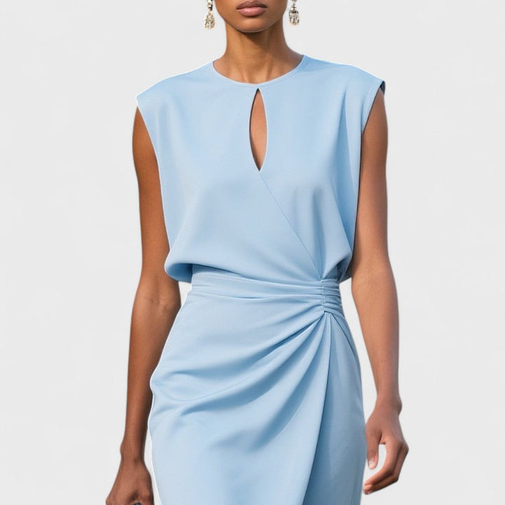 Olena – Elegant midi wrap dress