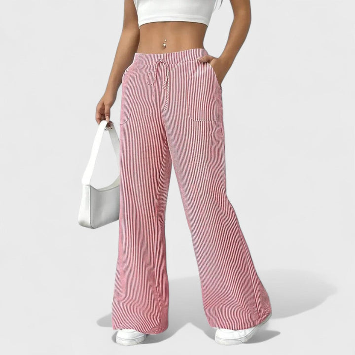 Dominique - Comfortable Wide Pants