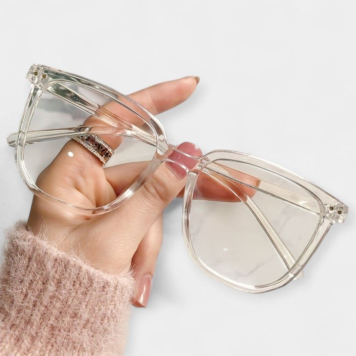Square glasses with blue light protection