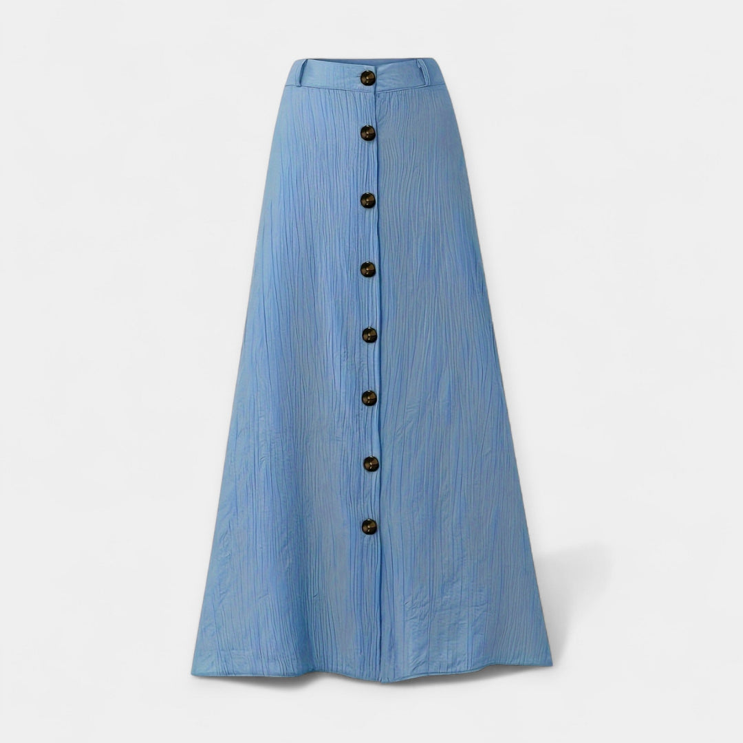 Klára - Semi-sheer midi skirt with a slit