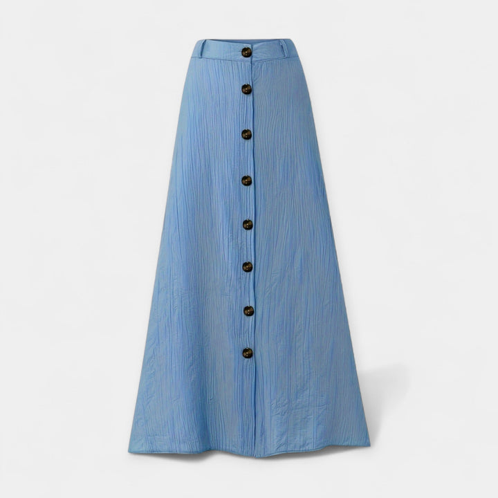 Klára - Semi-sheer midi skirt with a slit