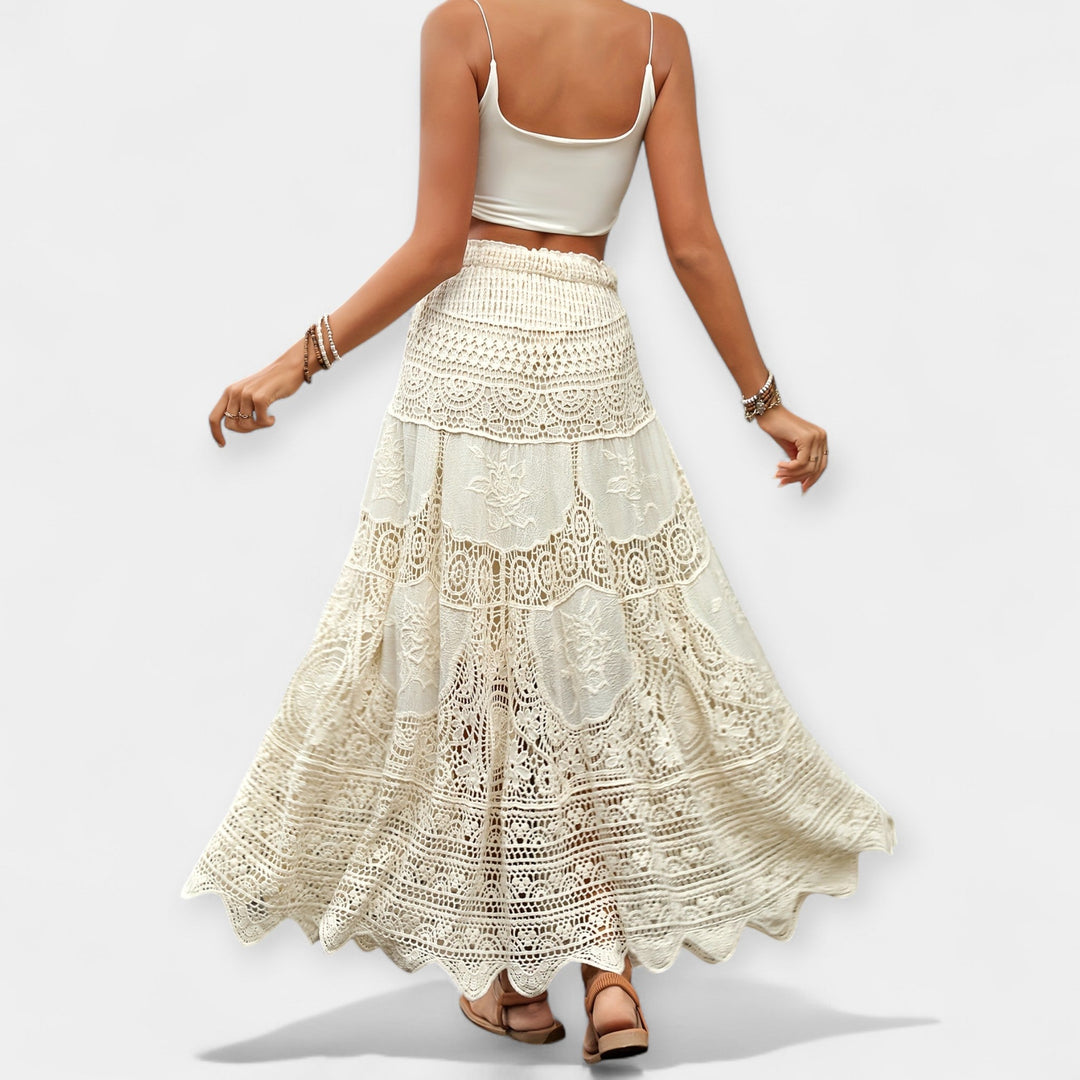 Štěpánka - Lace midi skirt