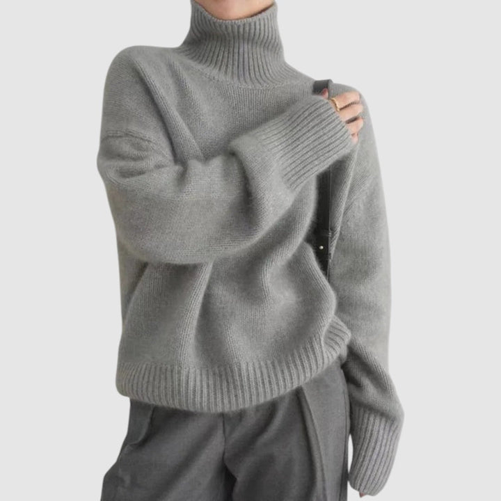 Isa - High cashmere collar