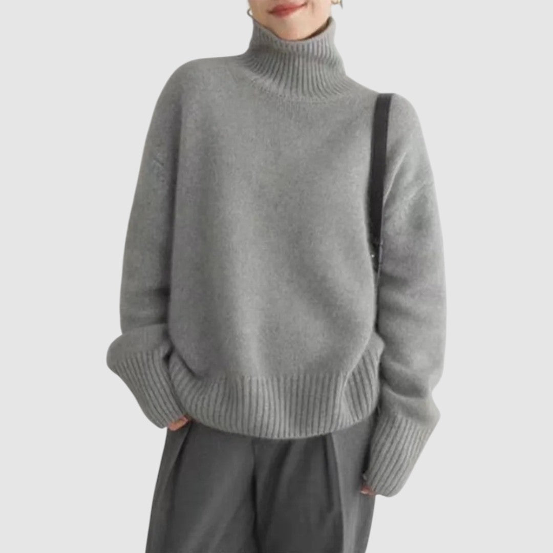 Isa - High cashmere collar