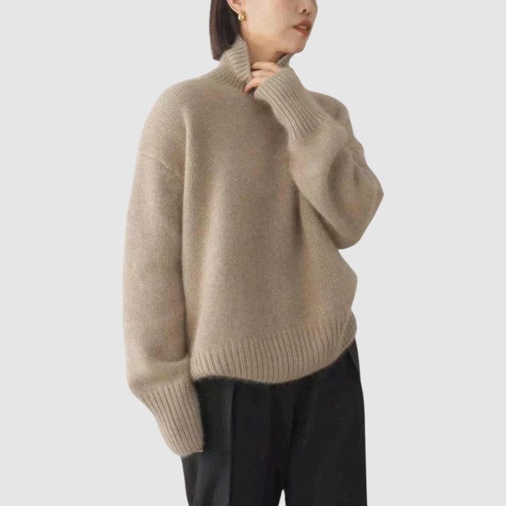 Isa - High cashmere collar