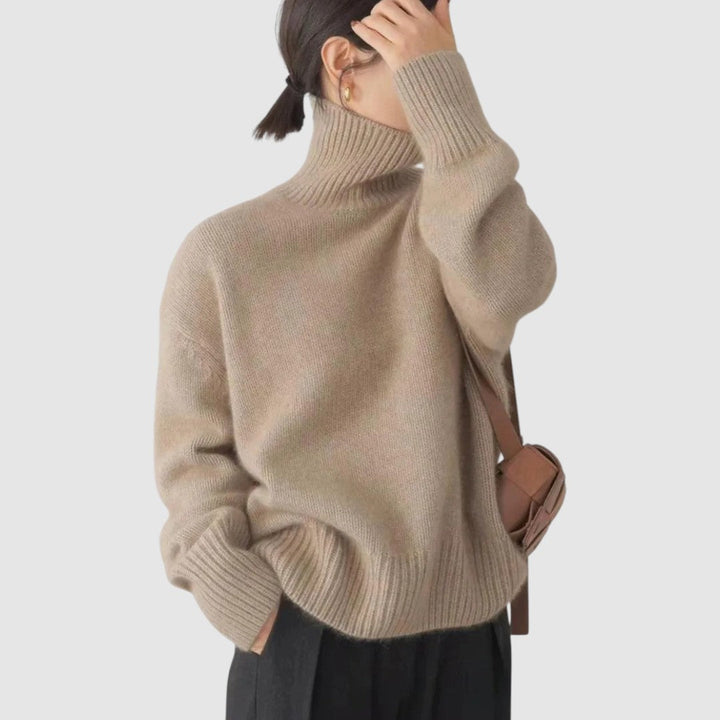Isa - High cashmere collar