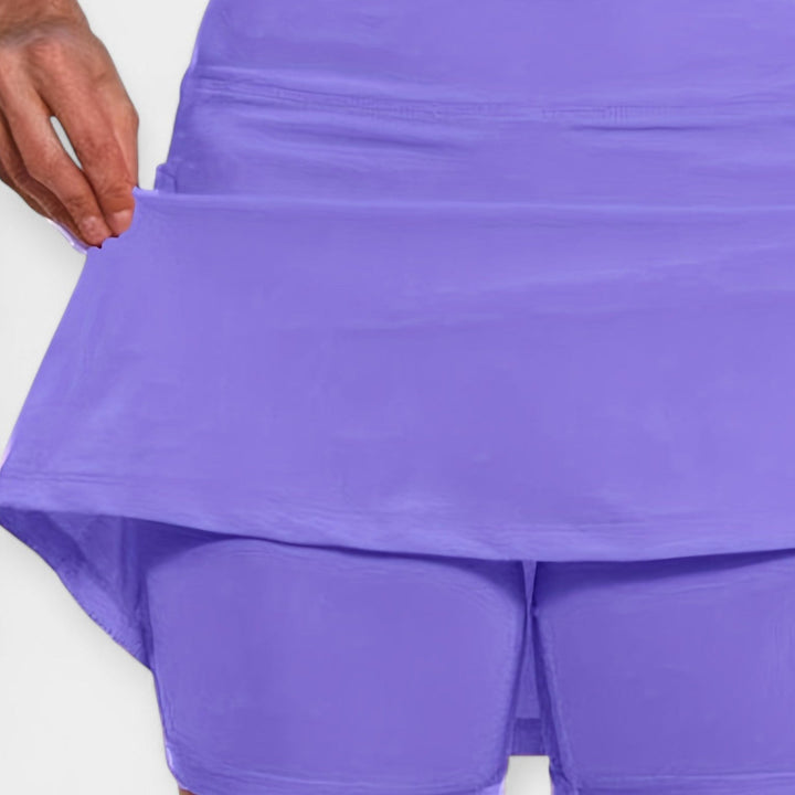 Elżbieta - High shorts with a skirt