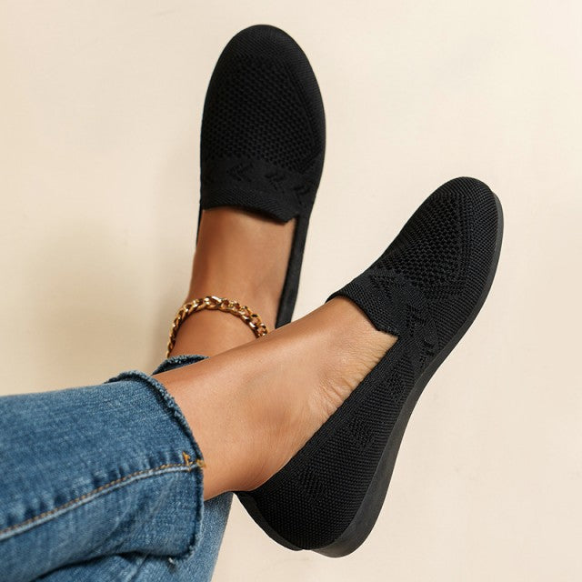 Mesh Slip-On Loafers