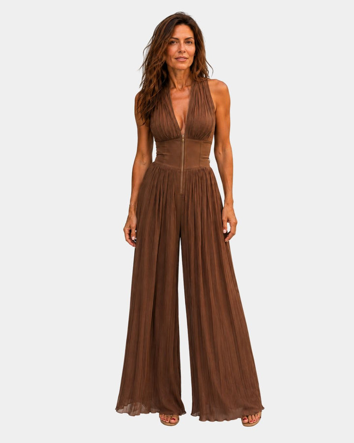 Héluise Chiffon Jumpsuit