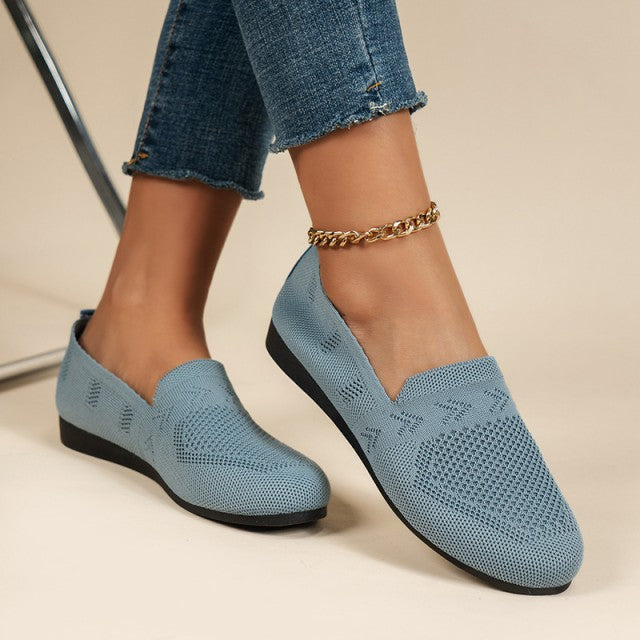 Mesh Slip-On Loafers