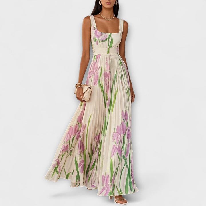 Penélope - Maxi dress with Chiffon