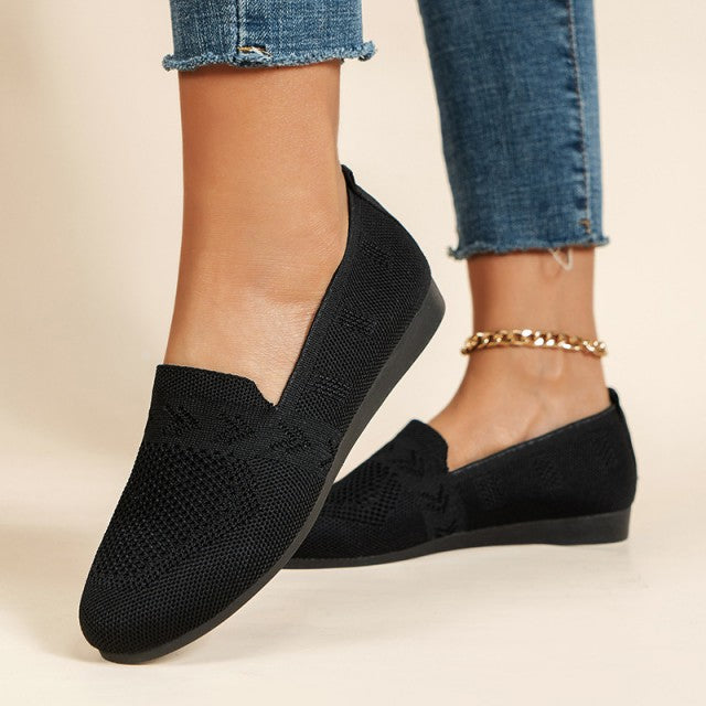 Mesh Slip-On Loafers