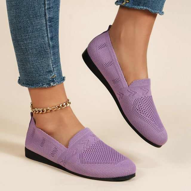 Mesh Slip-On Loafers