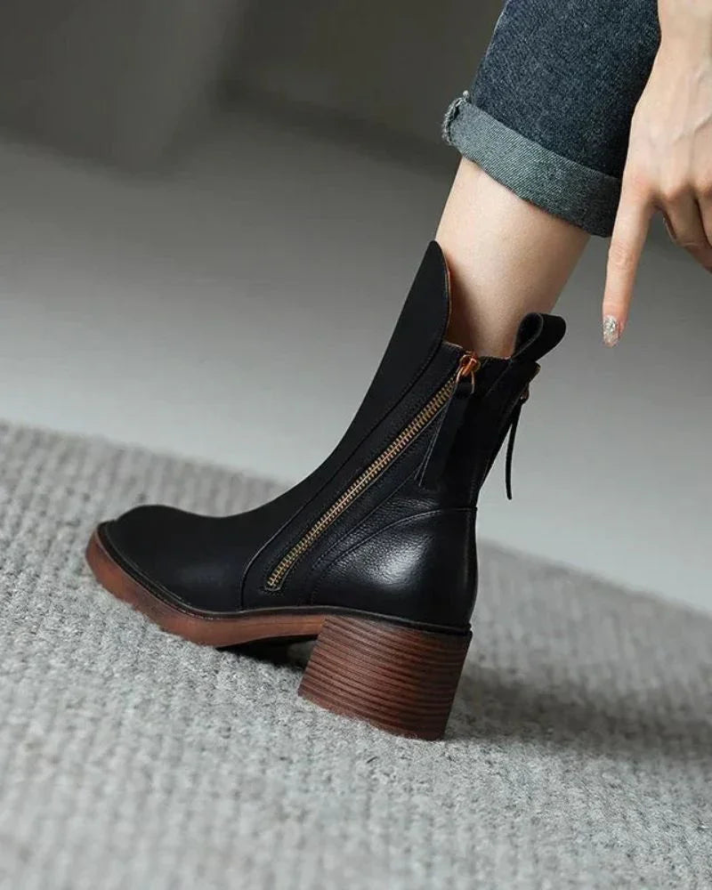 Valorine Leather Boots