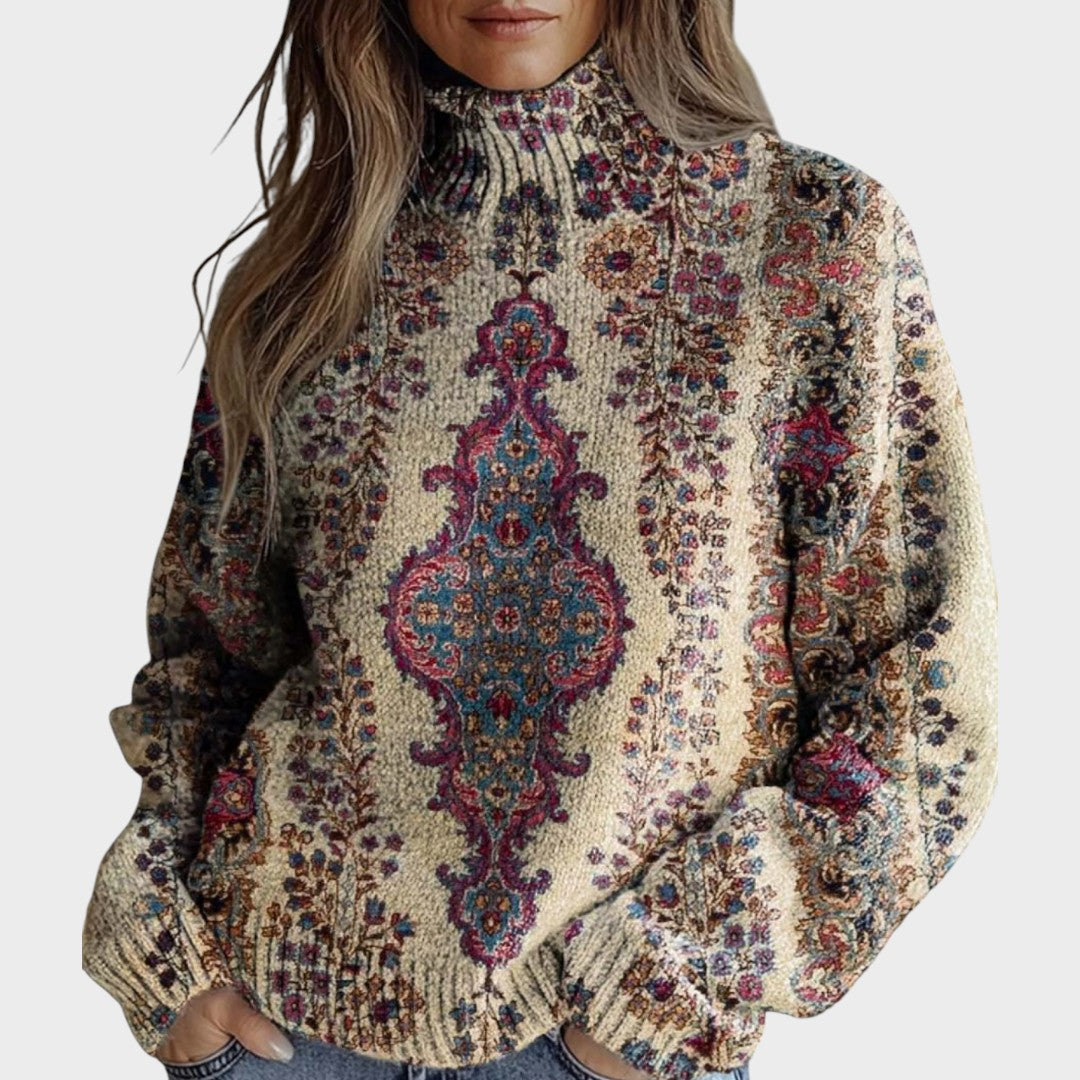 Cátia - Artistic turtleneck sweater