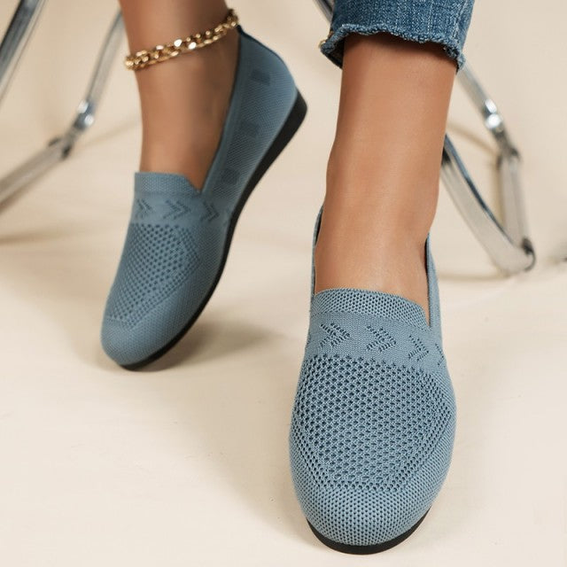 Mesh Slip-On Loafers