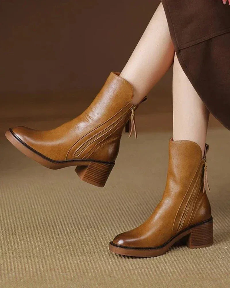 Valorine Leather Boots