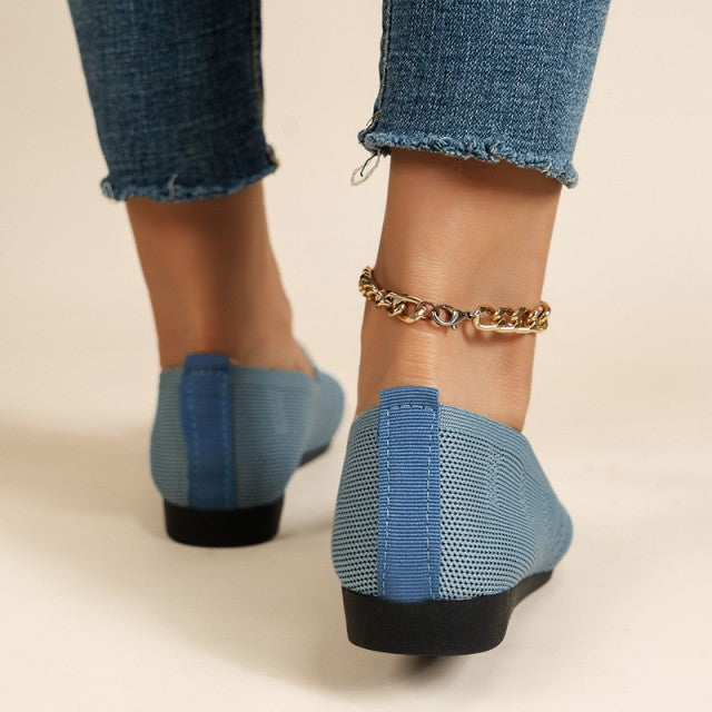 Mesh Slip-On Loafers