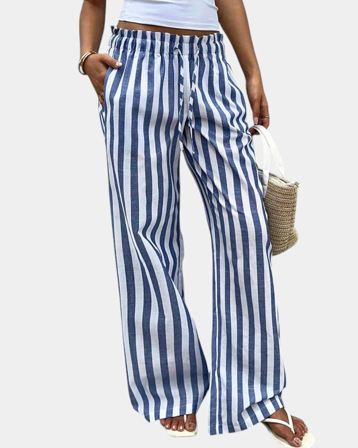 Marguerite Striped Pants