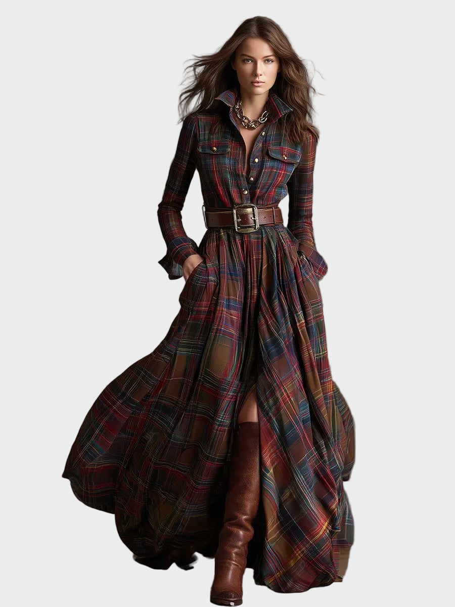 Evelyn - Classic Elegant Shirt Dress