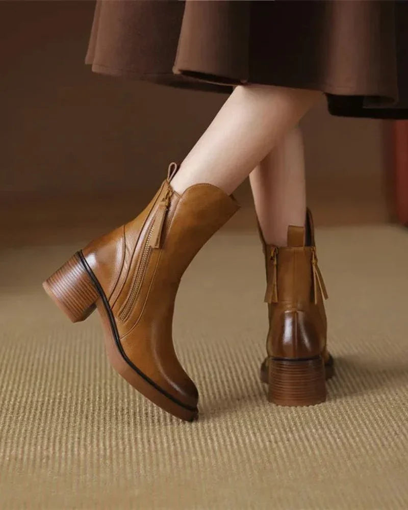 Valorine Leather Boots