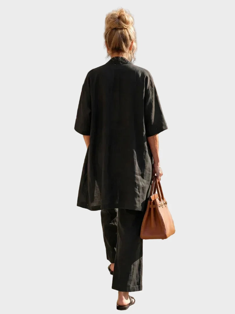 Linnea - Light linen set
