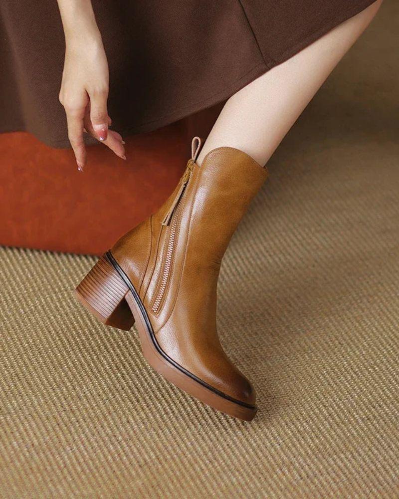 Valorine Leather Boots