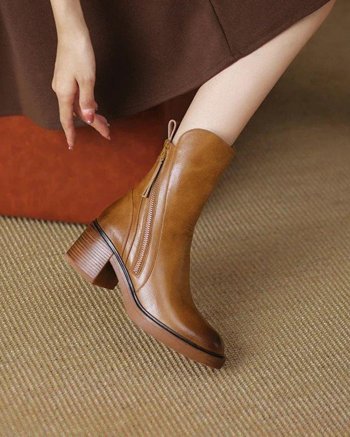 Valorine Leather Boots