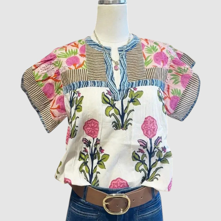 Magdaléna - Embroidered boho style blouse