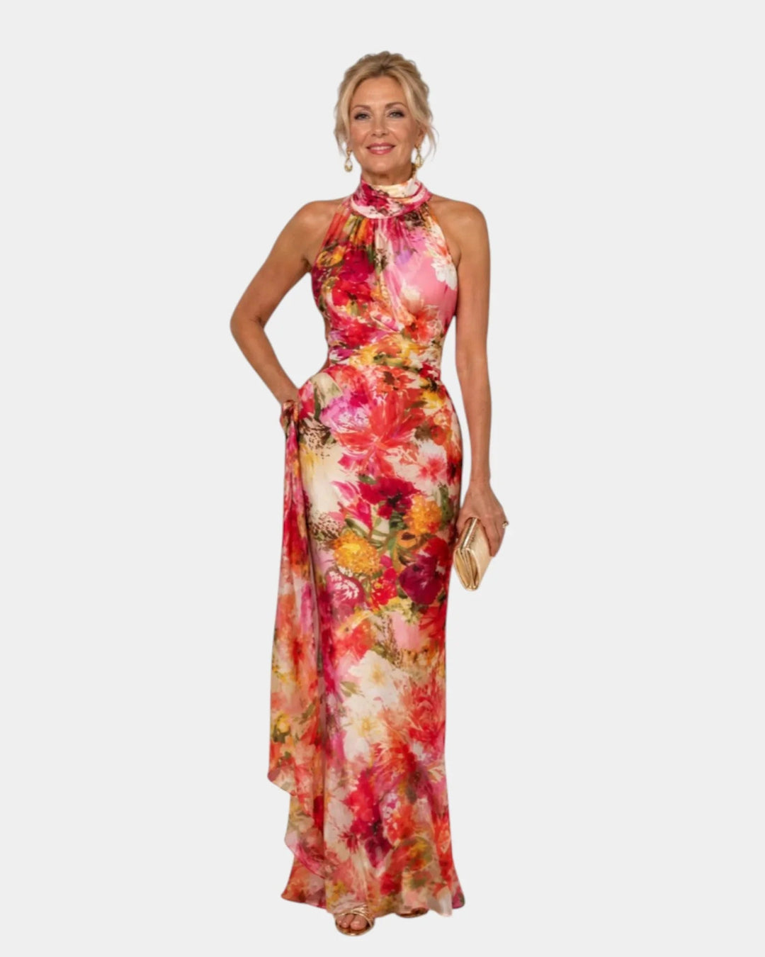 Cyanelle Floral Dress