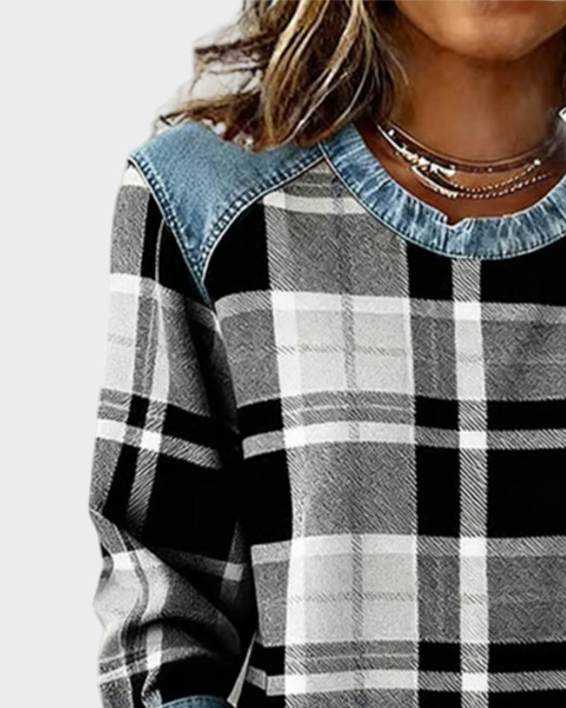 Ivy – Women's Patchwork Sweatshirt