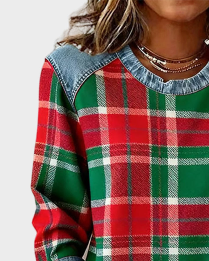 Ivy – Women's Patchwork Sweatshirt