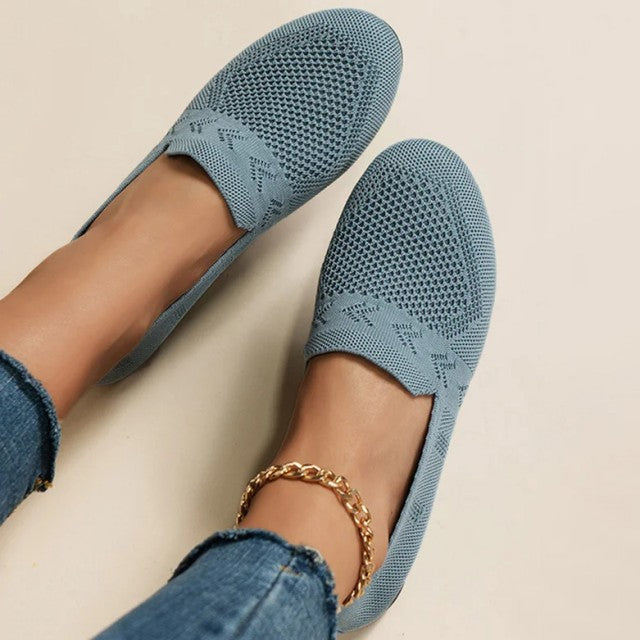 Mesh Slip-On Loafers