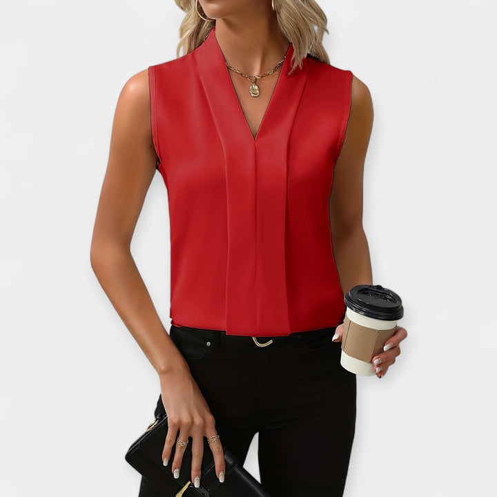 Leontýna - Elegant sleeveless jacket