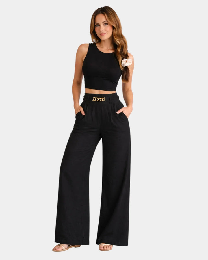 Audrey Wide-Leg Pants