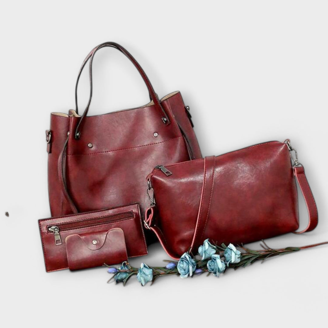 Cecile. - 4 piece vintage bag
