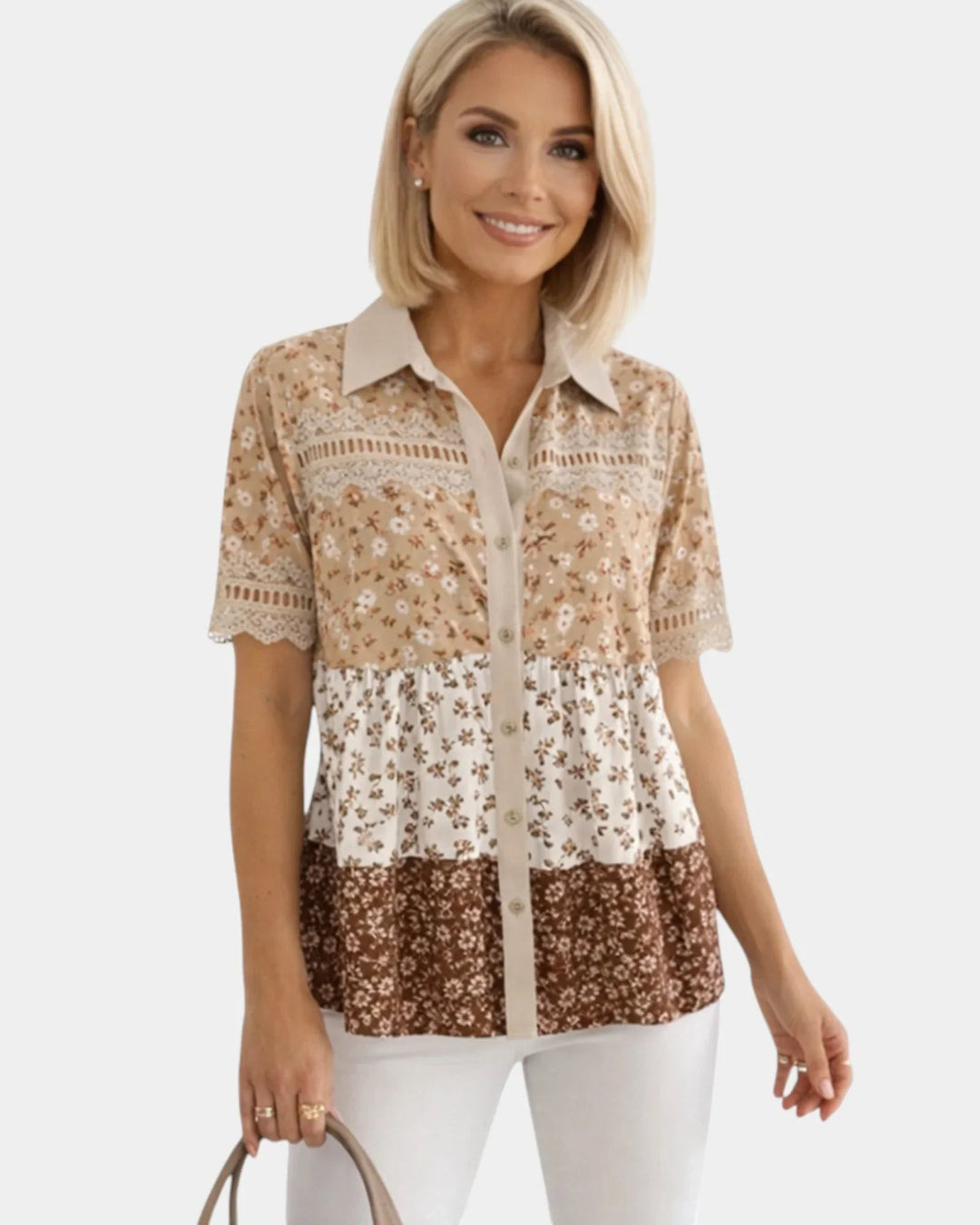 Évania Floral Blouse