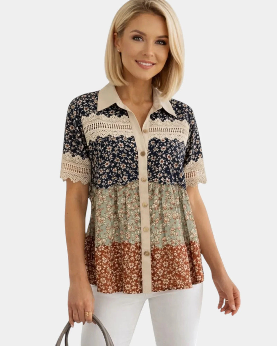 Évania Floral Blouse