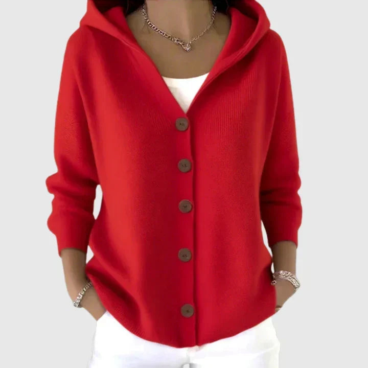 Casual style hooded sweater