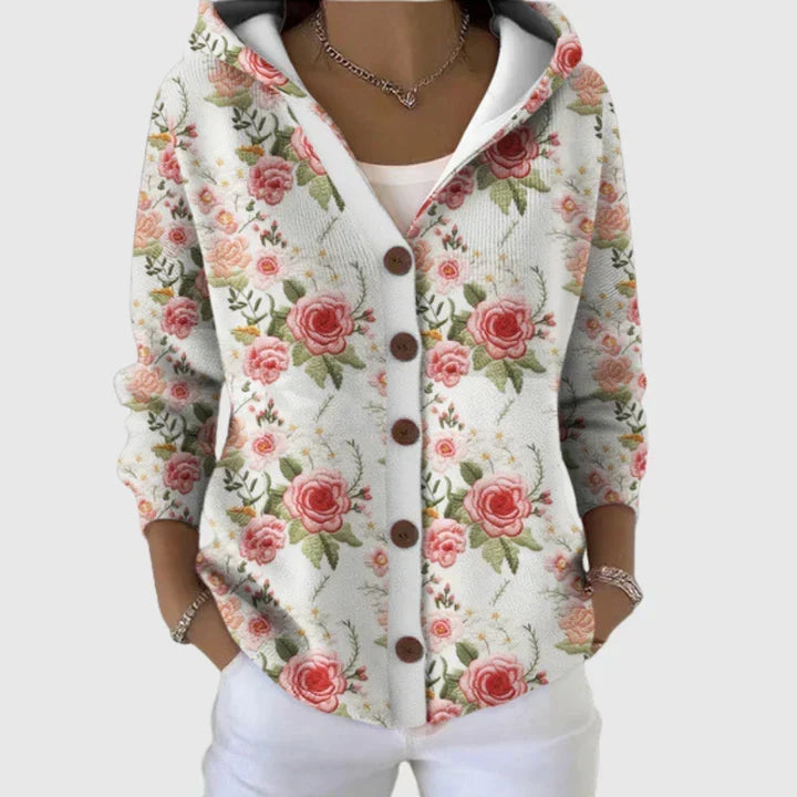 Comfort Cardigan with Knitted Hood