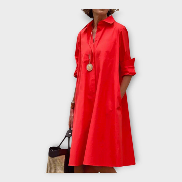 Elegant polo dress made of premium material
