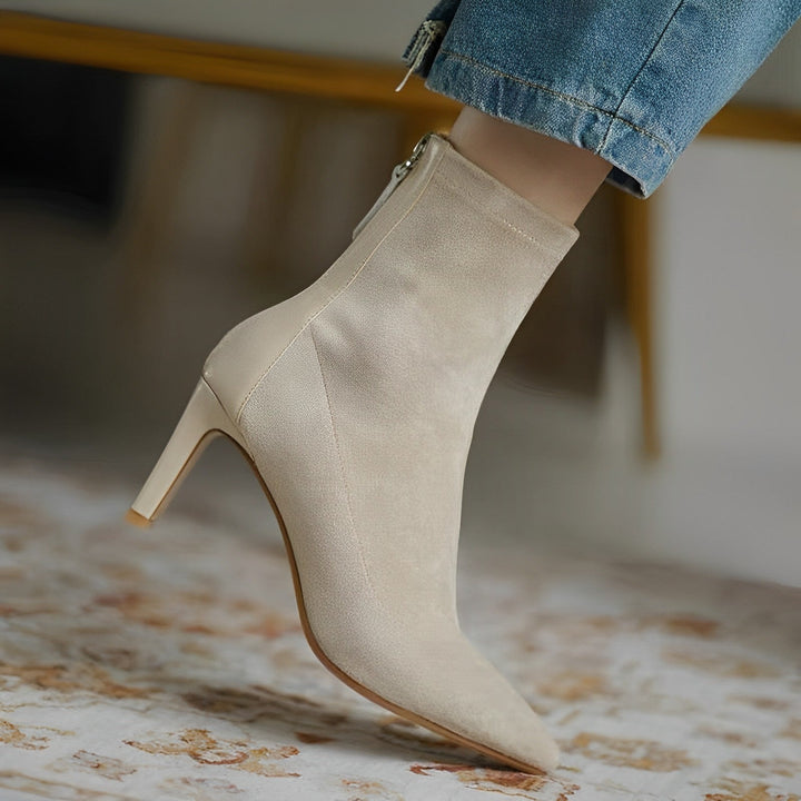 Pointed Slim Heel Boots