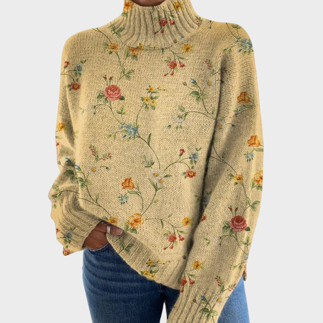 Andreia - Artistic turtleneck sweater