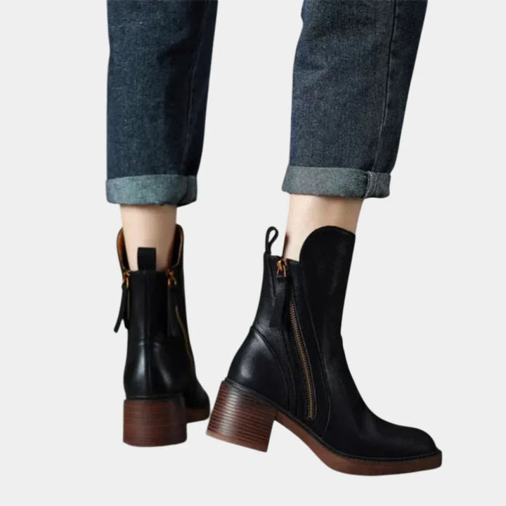 Valorine Leather Boots
