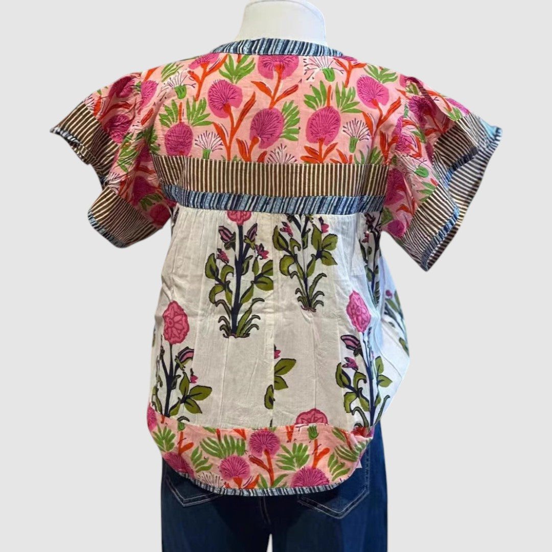 Magdaléna - Embroidered boho style blouse