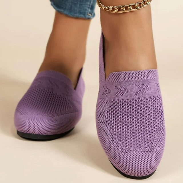 Mesh Slip-On Loafers